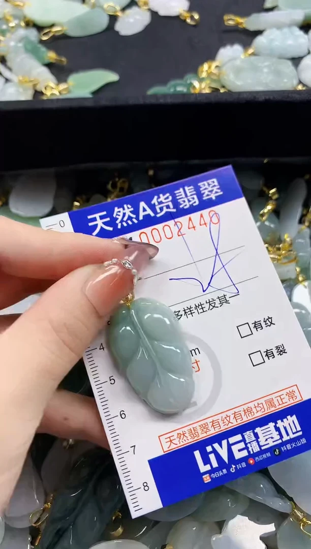 颈饰未镶嵌翡翠天然A货翡翠