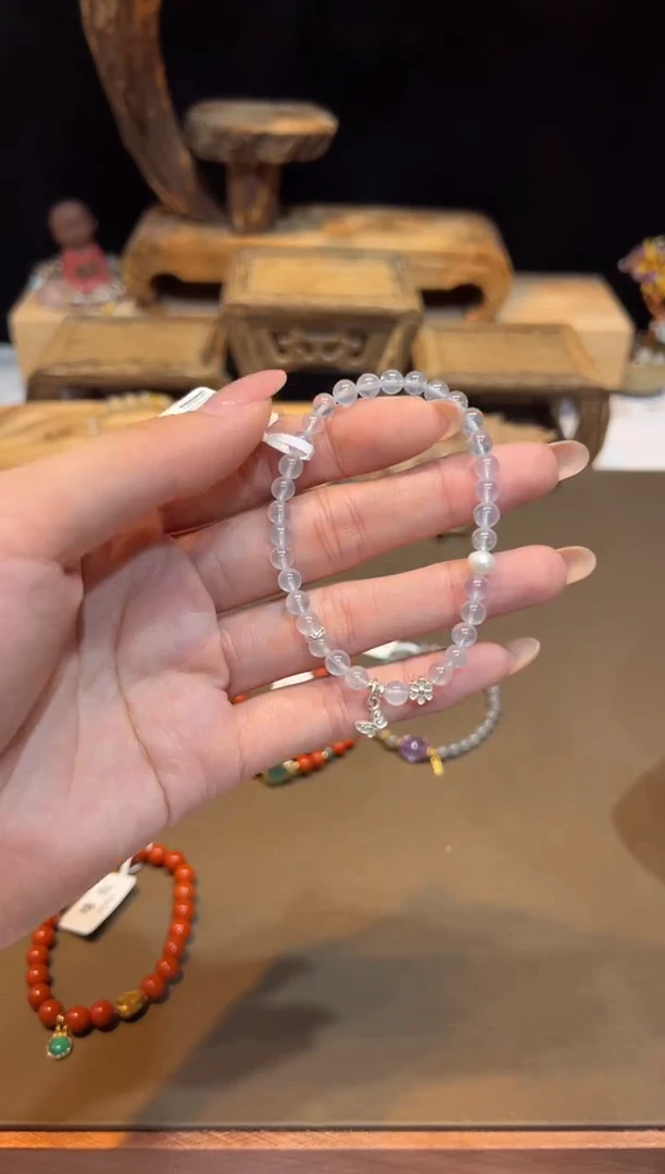 未镶嵌手链海蓝宝石手饰@@b1203