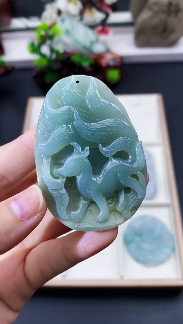 颈饰未镶嵌翡翠天然缅甸A货翡翠