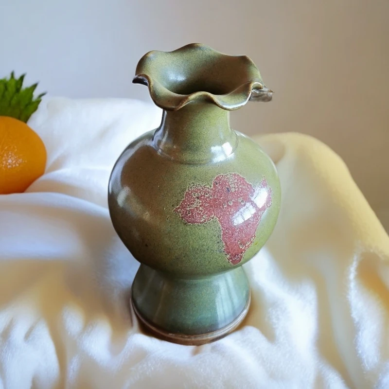 玲珑堂2905精品瓷器 陶瓷中式迷你小花瓶摆件