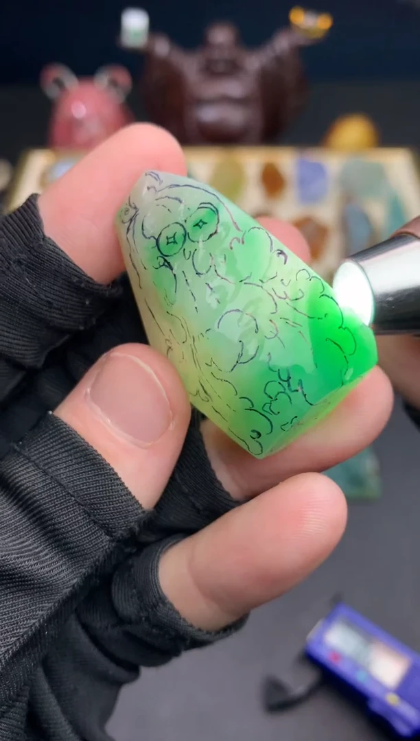 未镶嵌定制翡翠天然翡翠裸石（包工）