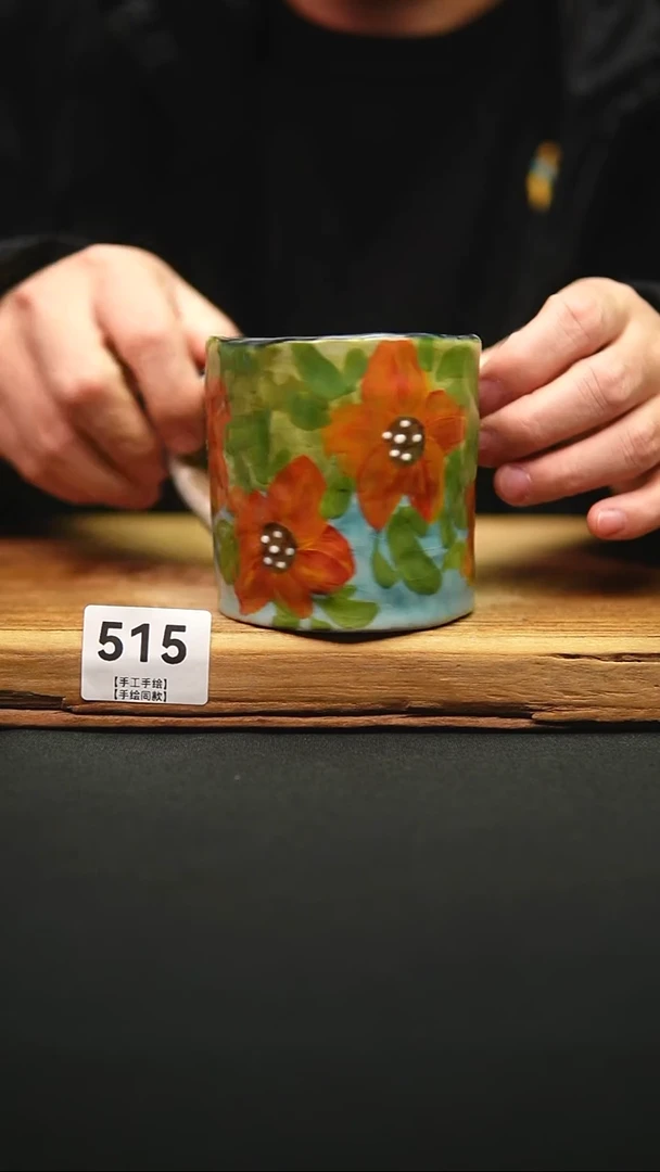 @@陶园瓷舍@@纯手工手绘@高温釉下彩