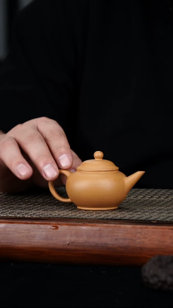 茶壶紫砂原矿段泥水平80cc