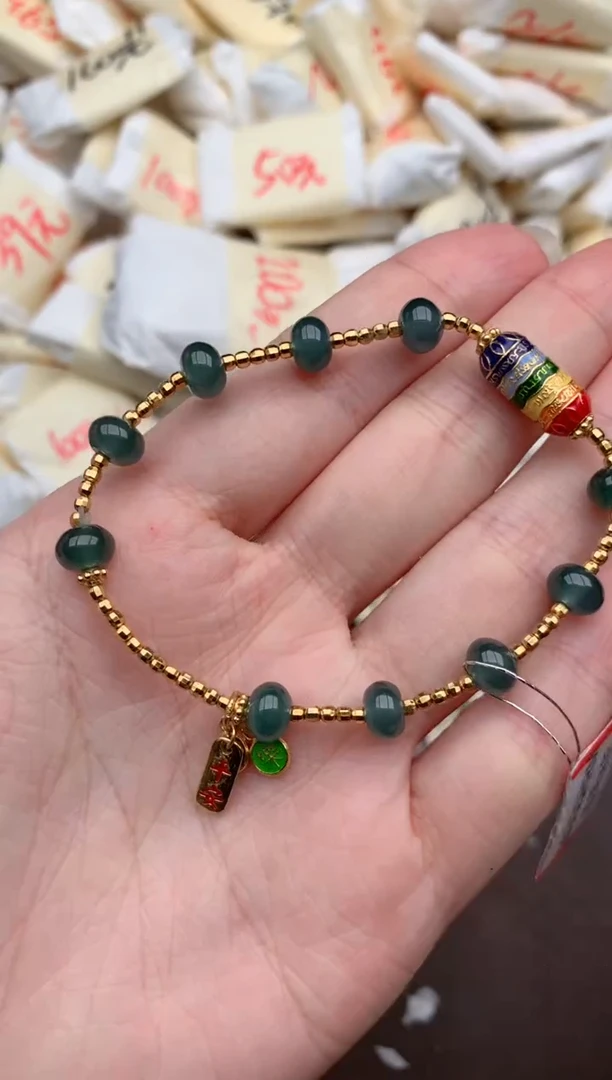 银S925镶嵌挂件翡翠1