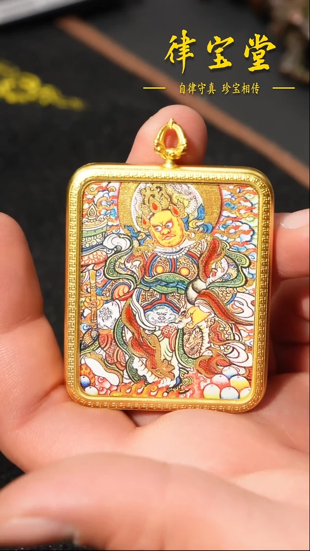 吊坠手绘唐卡吊坠