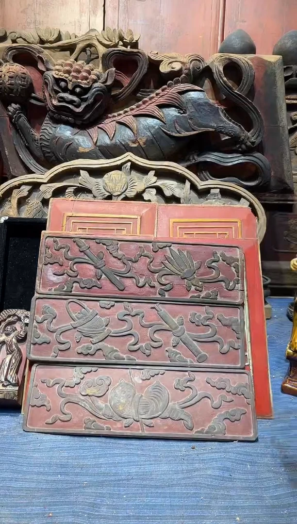 【闪购商品】香樟木老木雕老物件