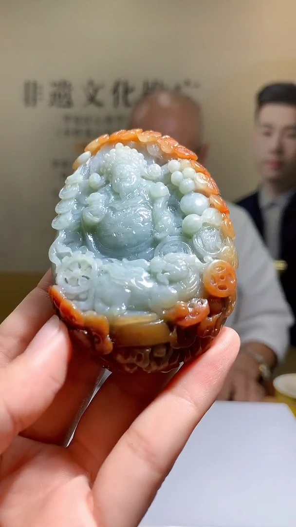 定制翡翠未镶嵌1088hm-毛货挂件71