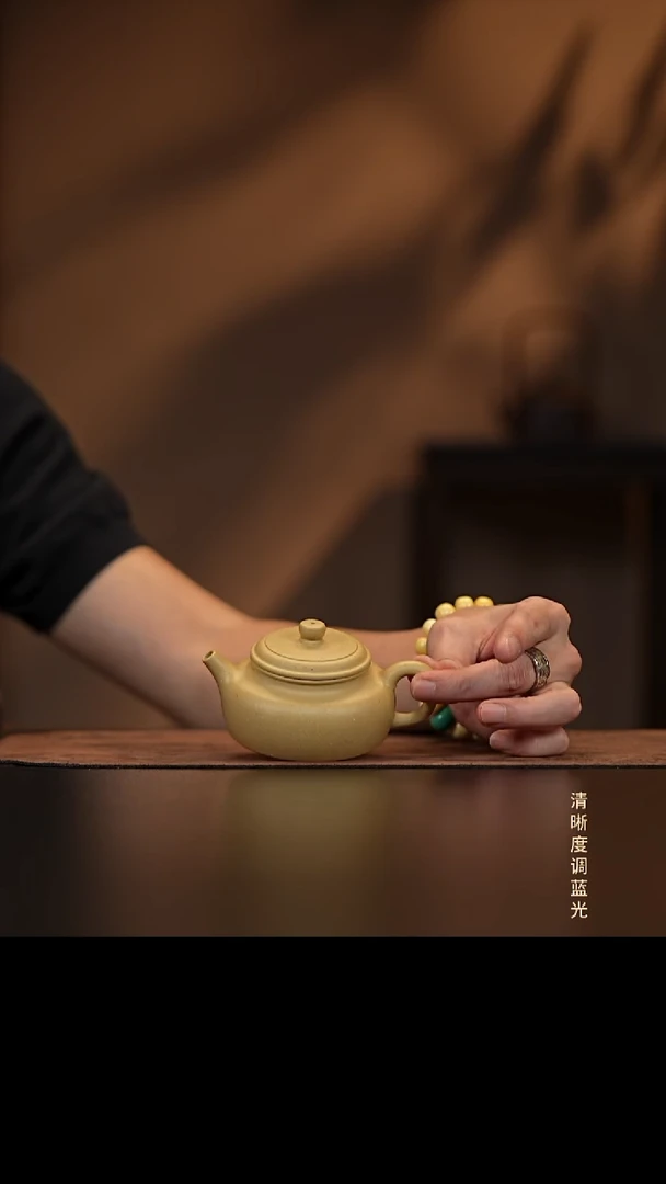 允禾斋 紫砂壶 梨皮  矮德钟
