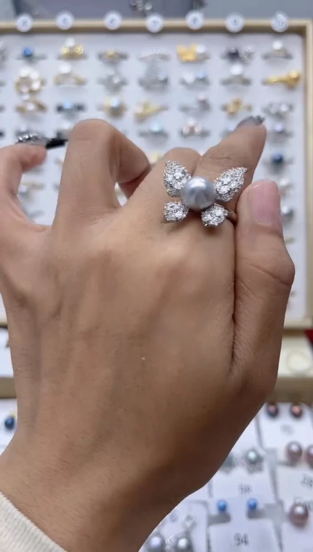 【闪购商品】淡水珍珠戒指合金0.0