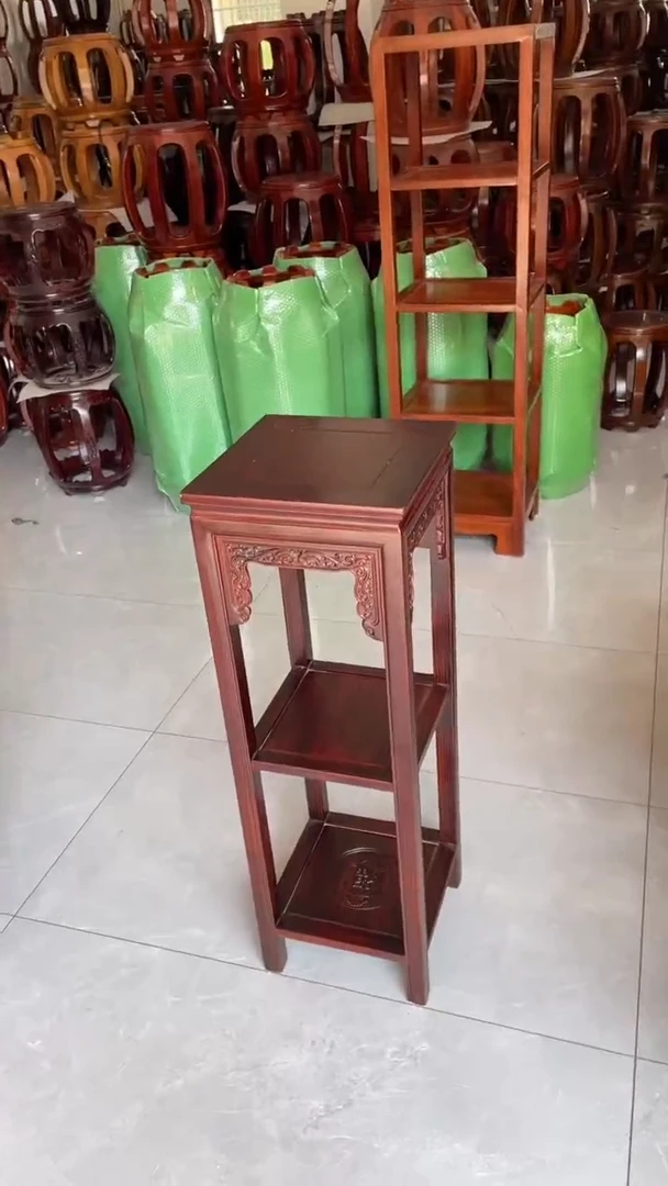 花梨木类家具酸枝色98高花架