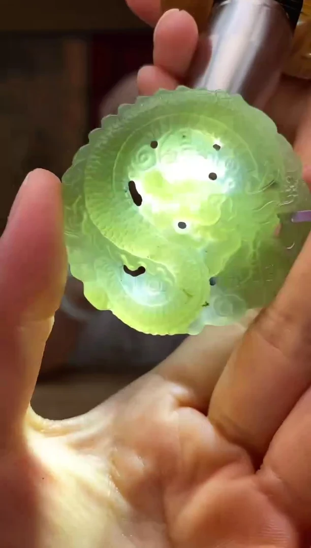 和田玉未镶嵌颈饰d336