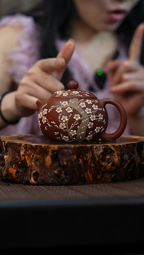 茶壶紫砂宜兴岁颐传砂原矿全手1