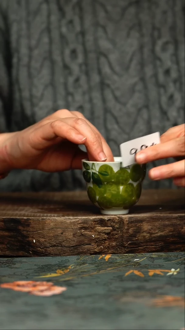 【闪购商品】杯杯釉下彩手工手绘同款陶器