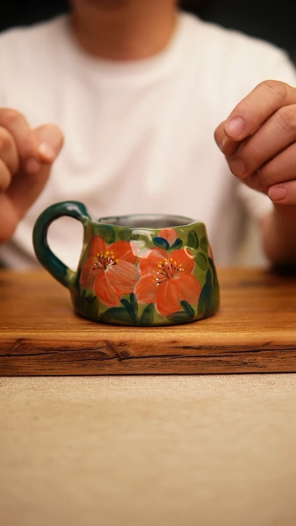 @@陶园瓷舍@@纯手工手绘@高温釉下彩