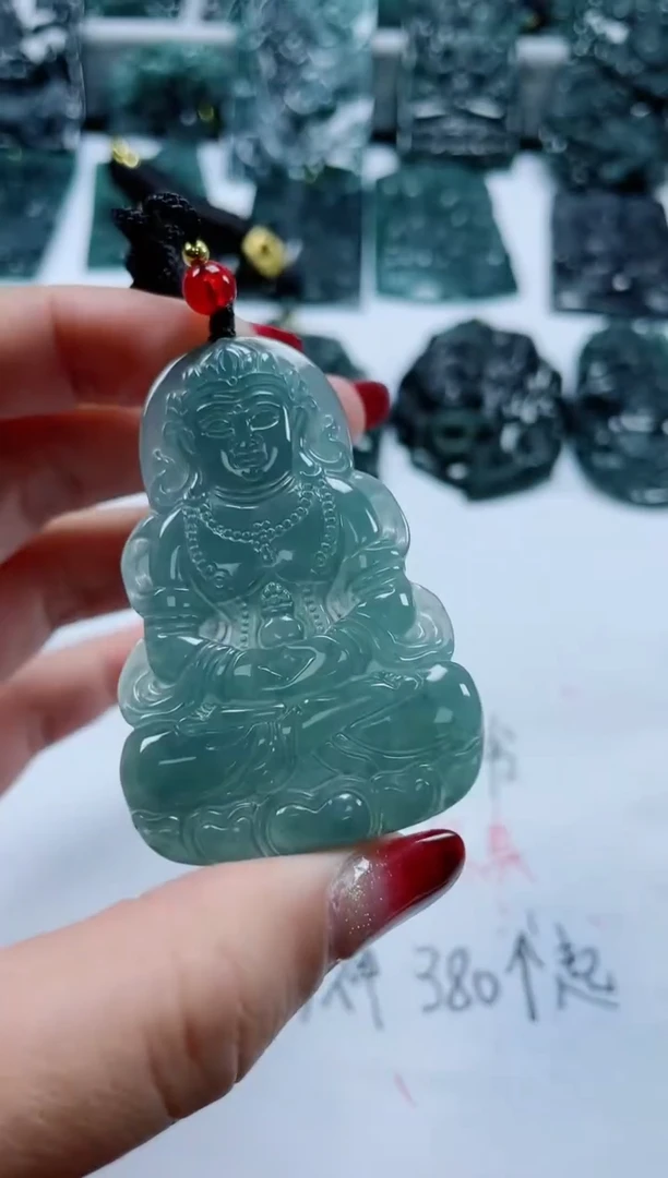 【闪购商品】翡翠颈饰未镶嵌多样性发货一件发货-度母观音