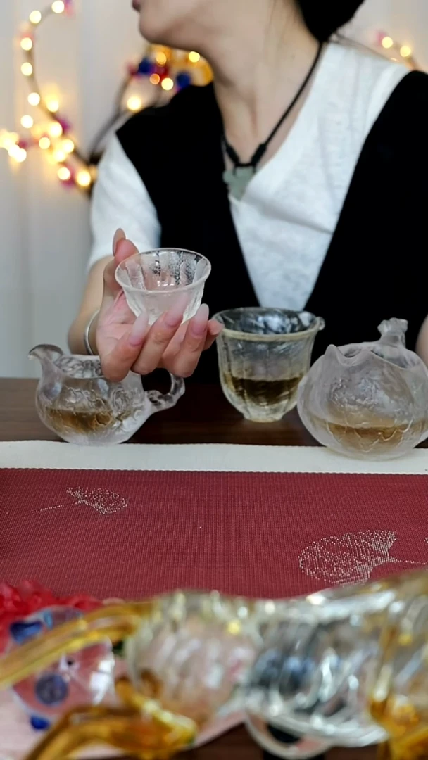 有机玻璃原矿水晶随形杯茶摆件