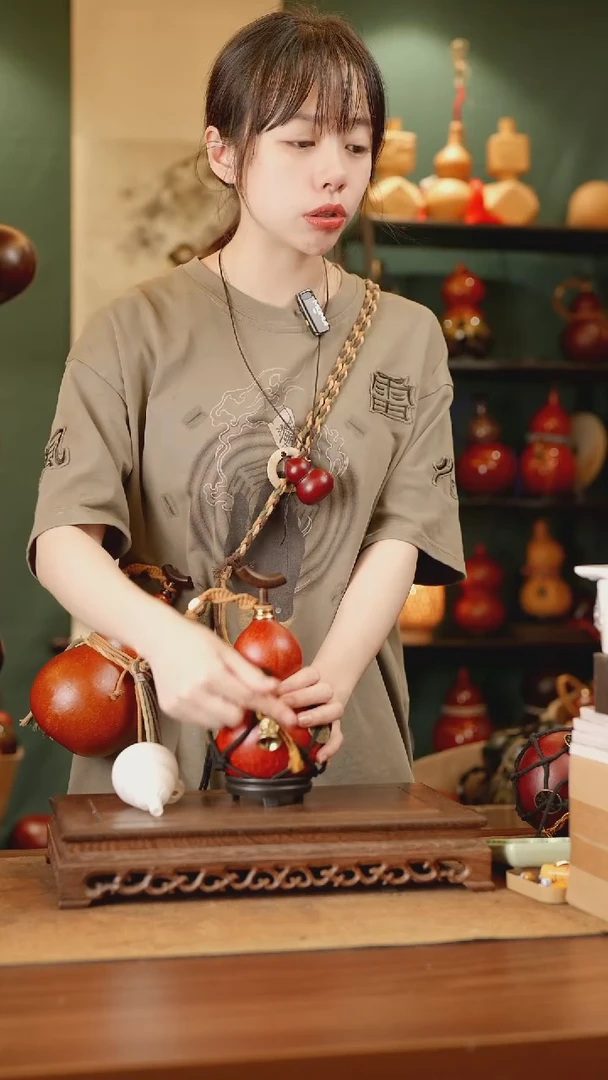 65号精品天然大漆酒葫芦一物一拍~