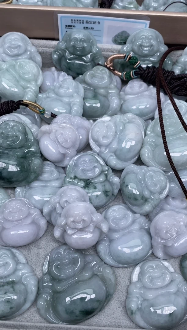 吊坠(赠链)未镶嵌翡翠大肚佛公0026