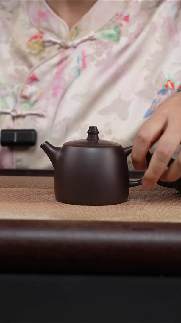 茶壶紫砂汉铎-老紫泥-MH-1604