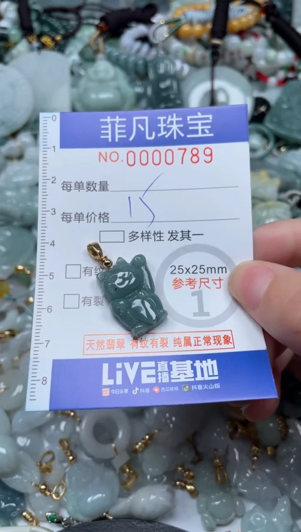 【闪购商品】翡翠颈饰未镶嵌00..0789