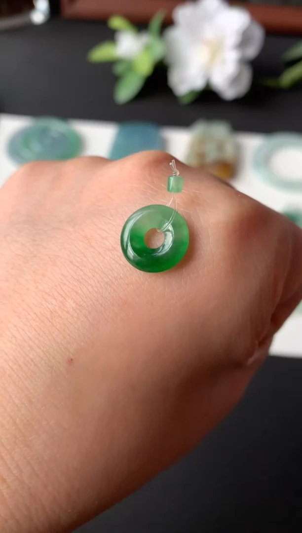 未镶嵌定制翡翠0467158233尺寸12.4-2.6