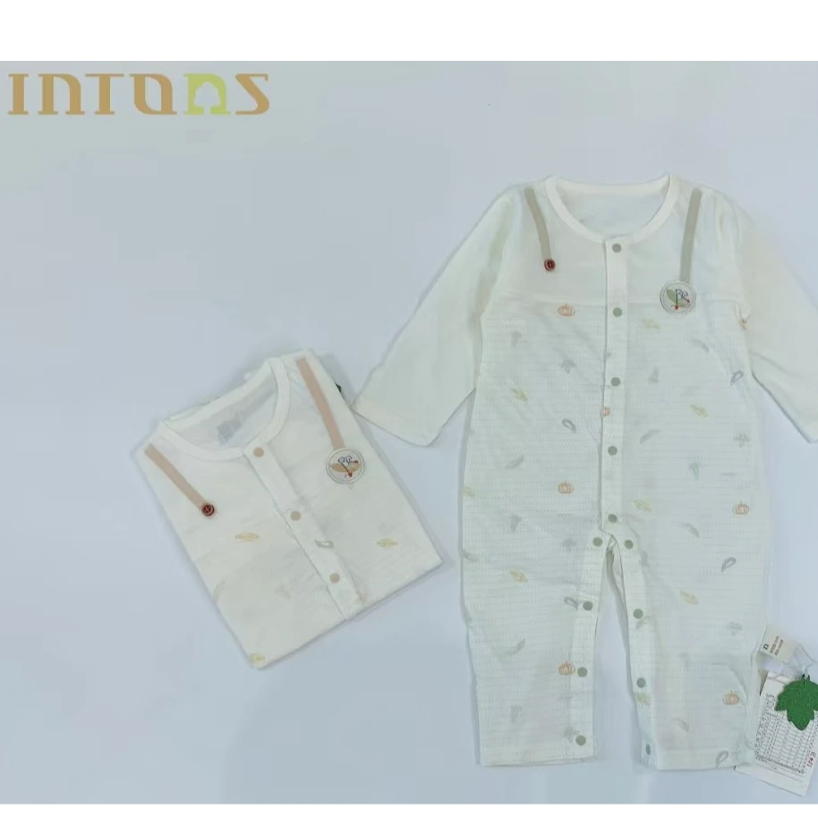 婴童树013夏日菜园长袖连体衣0013