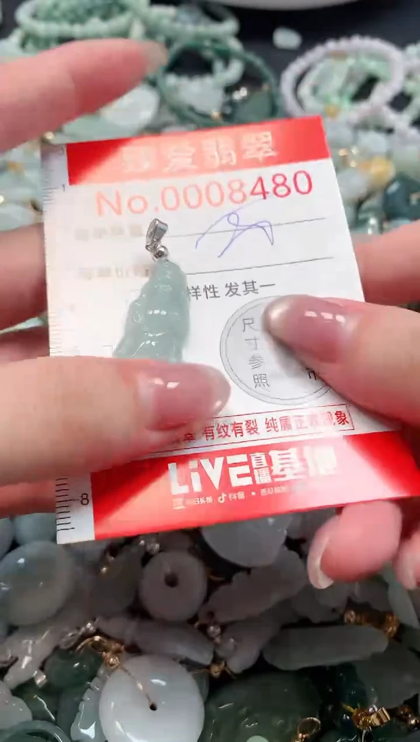 吊坠(不含链)未镶嵌翡翠8480
