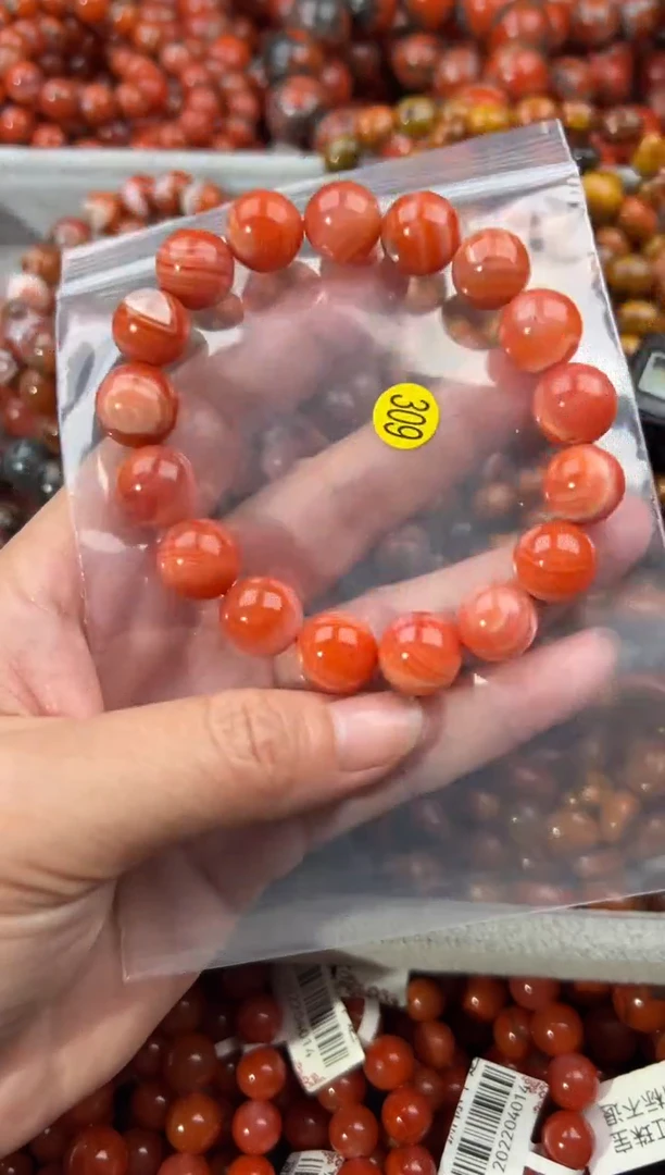 未镶嵌手串南红玛瑙12+