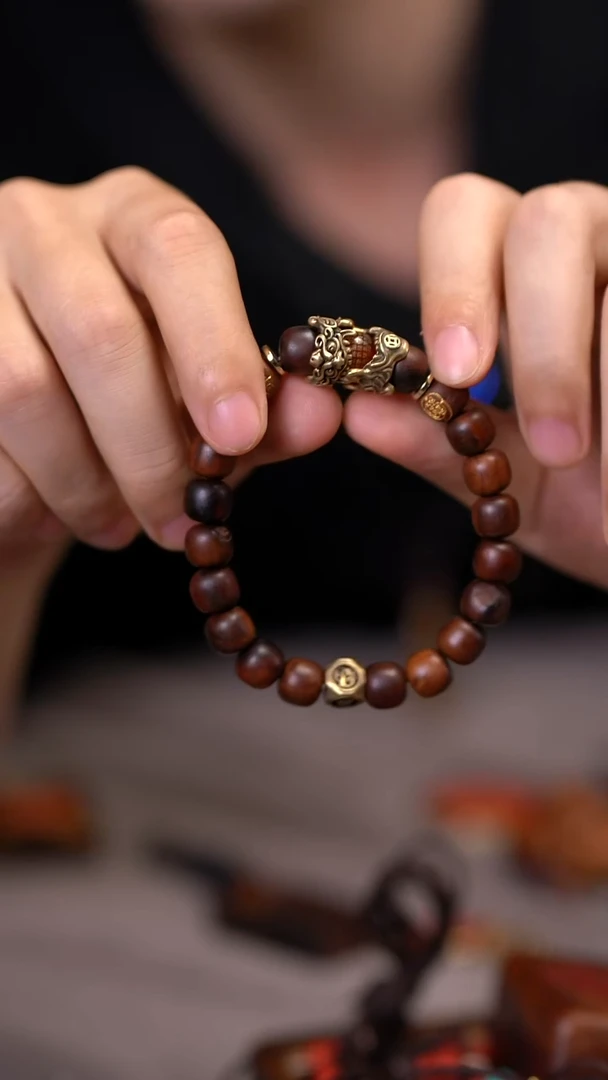 枣木龙虎山官方直发-貔貅手串