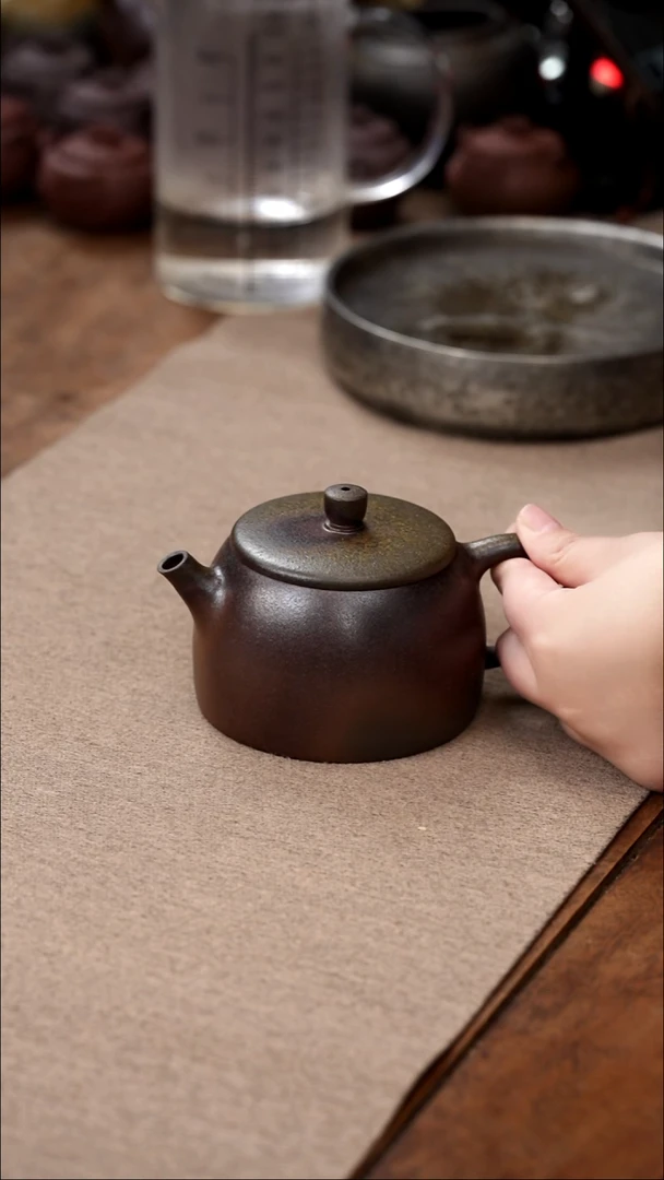 茶壶紫砂大口汉瓦