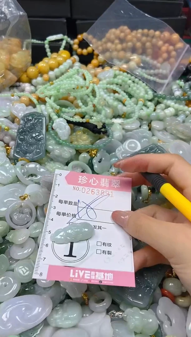翡翠未镶嵌颈饰闪购0263891
