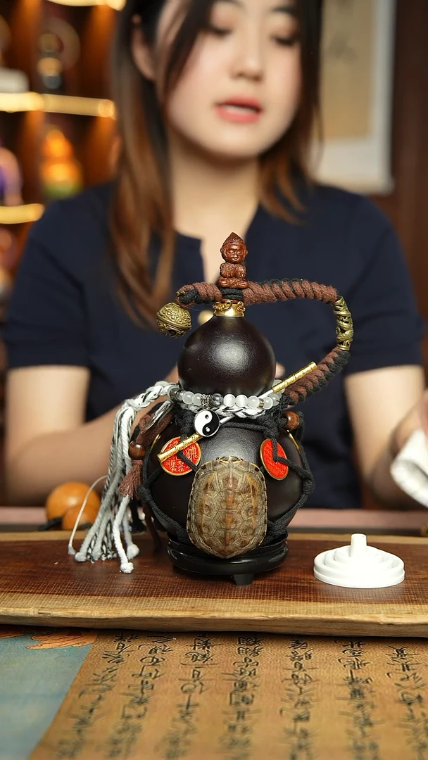 232号精品大漆酒葫芦防腐防渗装水茶酒