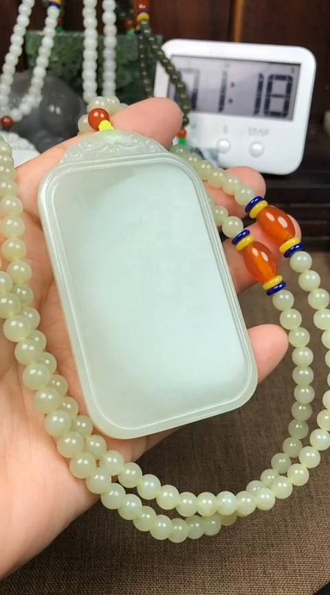 和田玉未镶嵌颈饰暴**猪 暴走的猪王