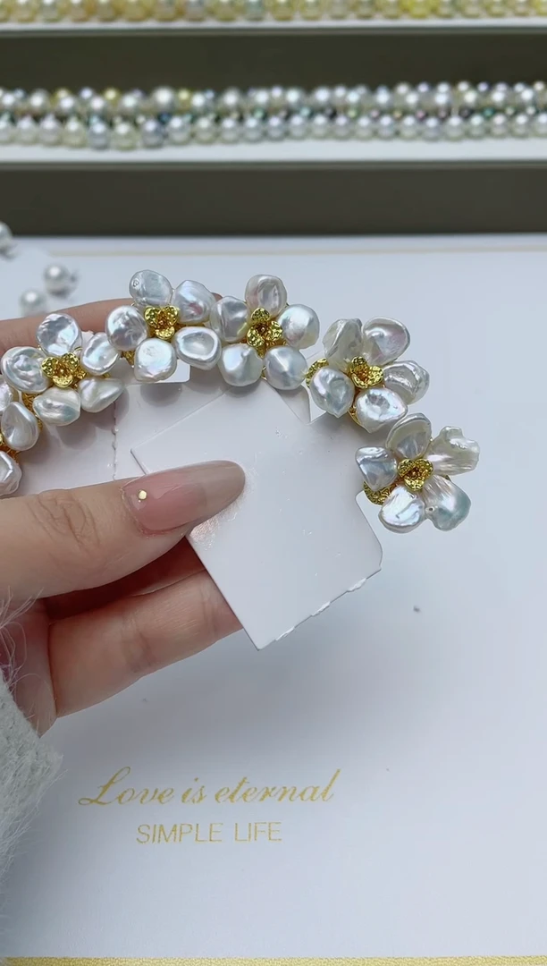 【闪购商品】淡水珍珠耳饰未镶嵌A1商品多样性发其一