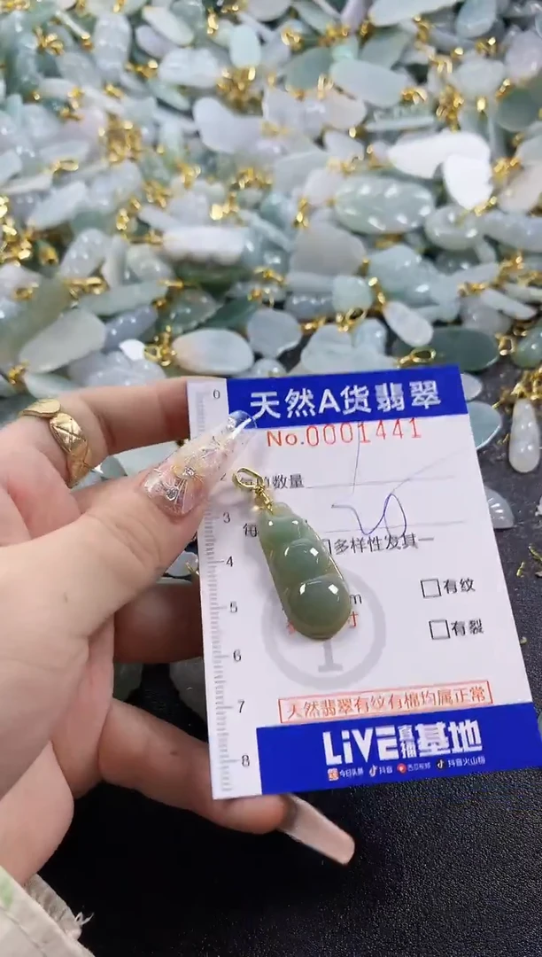 颈饰未镶嵌翡翠天然A货翡翠