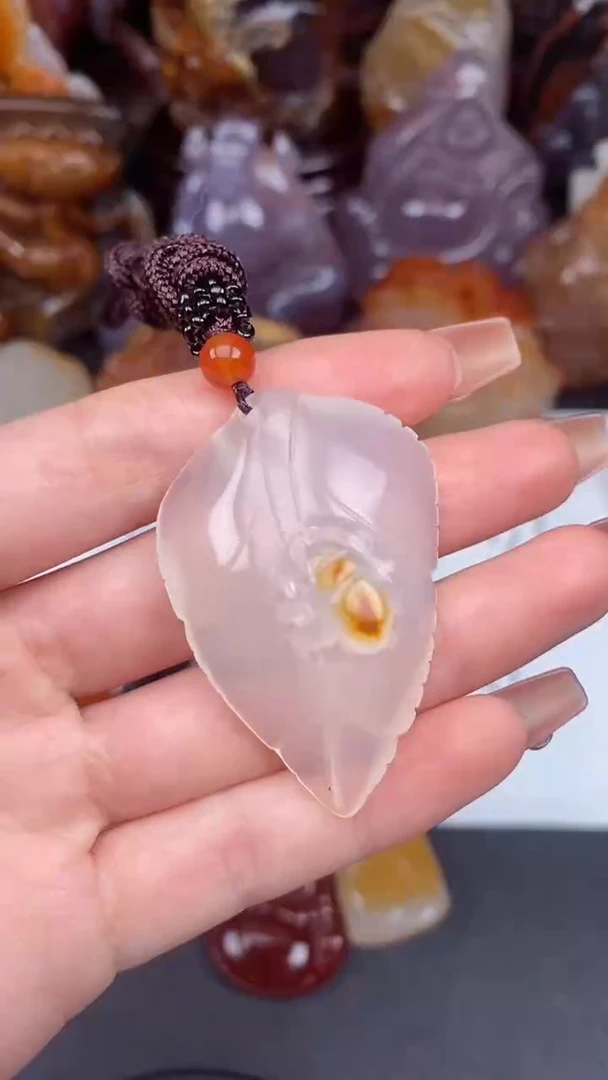 玛瑙/玉髓颈饰未镶嵌经*AA