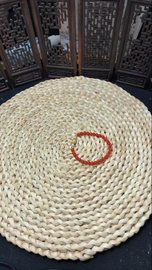 未镶嵌手串南红玛瑙手串5+mm