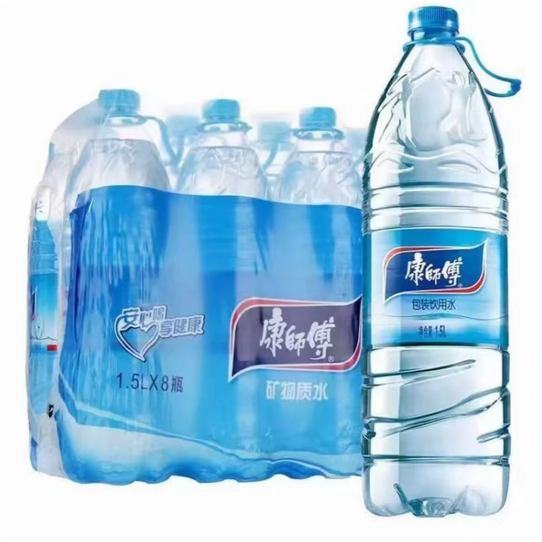 康师傅包装饮用纯净水1.5L*8瓶整箱包装