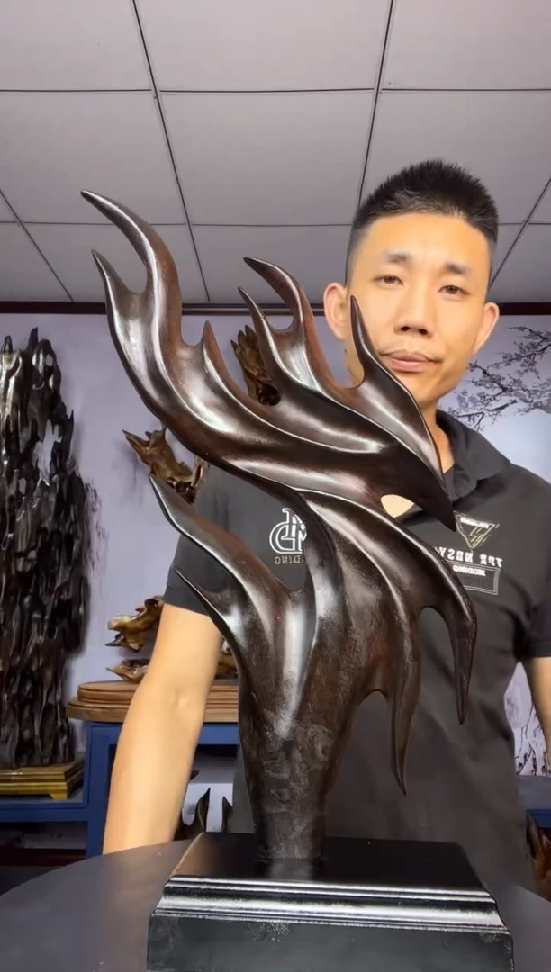 金丝楠木雕款晶*樑金丝楠木工艺品摆件