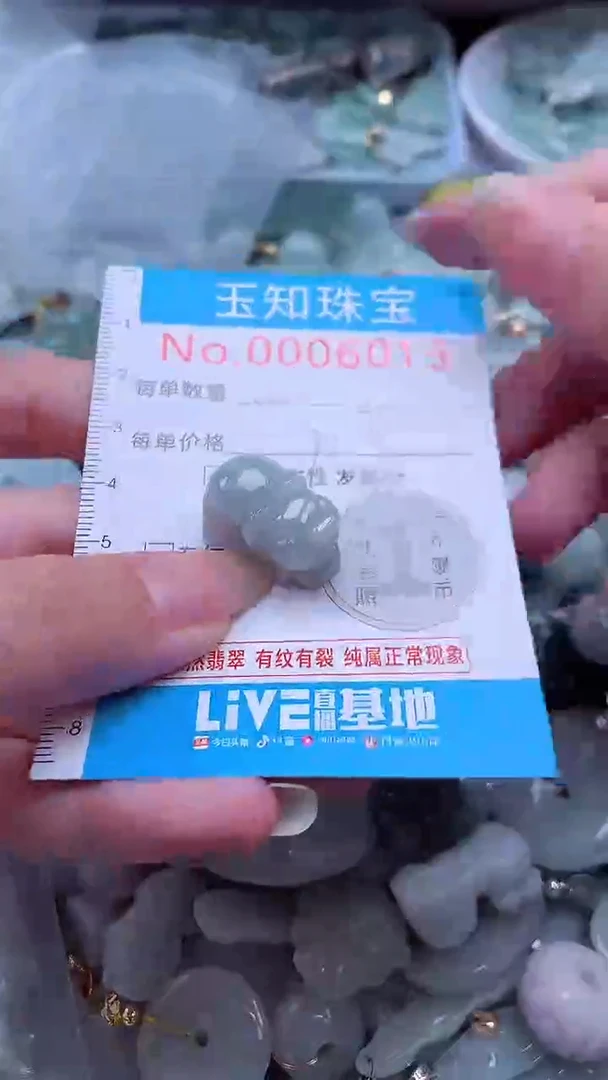 翡翠未镶嵌吊坠(不含链)6013