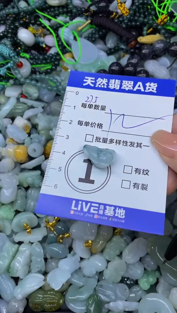 颈饰未镶嵌翡翠天然翡翠A货批量多样性发一件