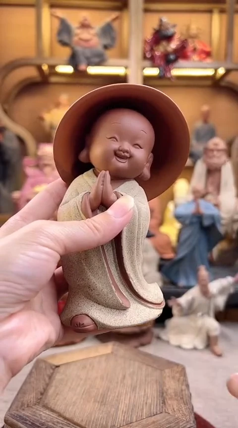 紫砂茶宠器闵茶宠摆件