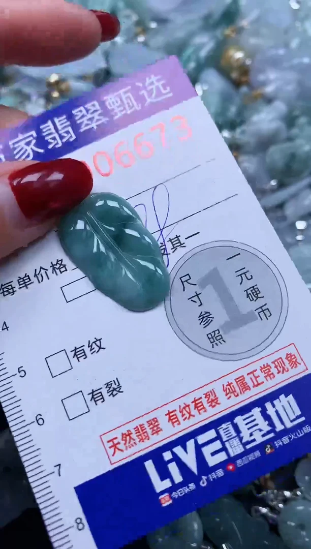 颈饰未镶嵌翡翠6673