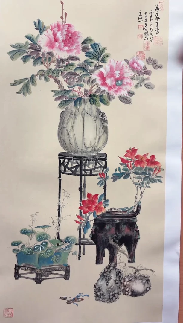 国画师立照老师国画作品