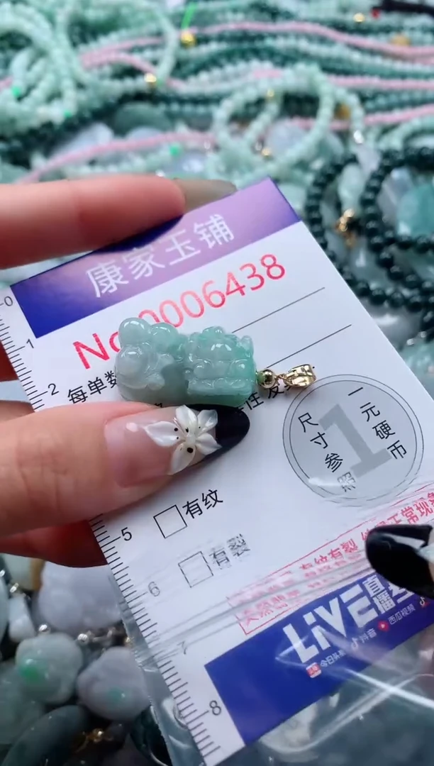颈饰未镶嵌翡翠6438