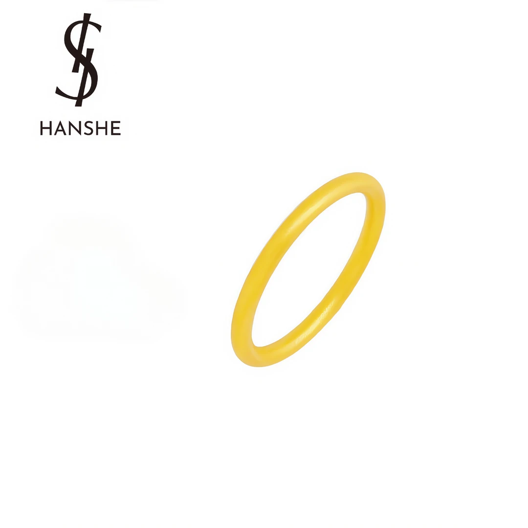 HANSHE/韩奢 素圈戒指情侣时尚经典百搭指环