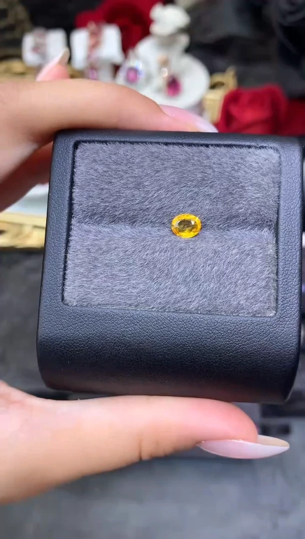 裸石蓝宝石椭圆 黄蓝宝石 0.80ct