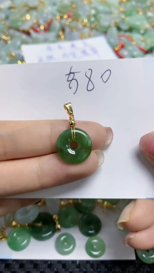 【闪购商品】翡翠颈饰合金   天然A货翡翠