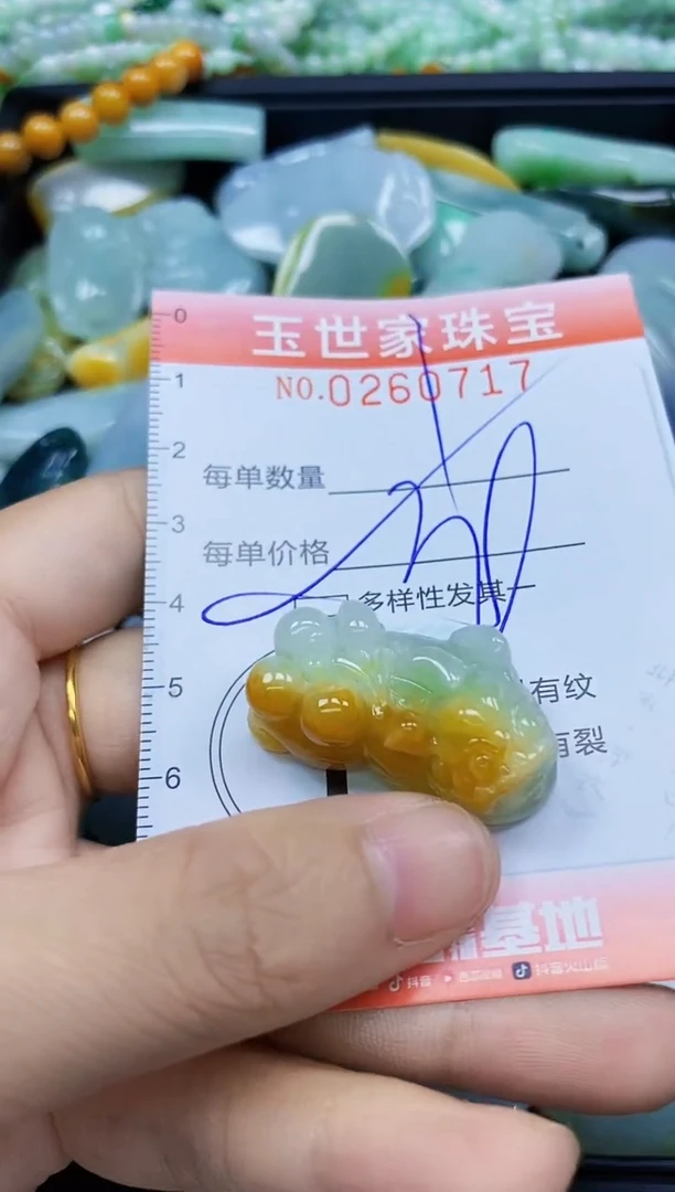 翡翠未镶嵌颈饰闪购0260717多样性发其一