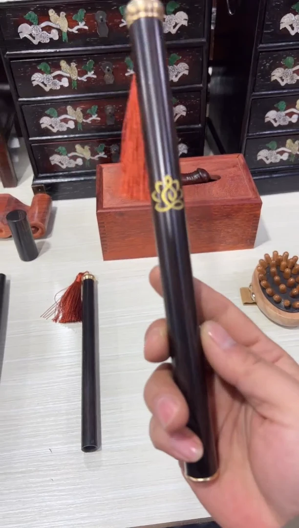 木木  乌木紫光檀香桶